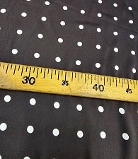 Атлас графит в горох
